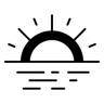 sunrise filled icon