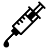 syringe duotone icon