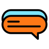 chat lineal color icon
