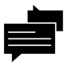 comment filled icon