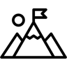 achievement line icon