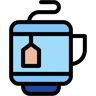 tea lineal color icon