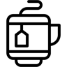 tea line icon