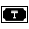 tenge duotone icon