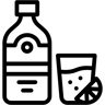 龙舌兰酒 线条 图标