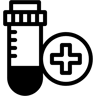 test tube duotone icon