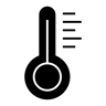 Thermometer gefüllt Icon