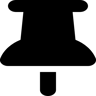 图钉 填充 图标