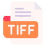 tiff file flat icon
