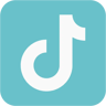 tik tok flat simge