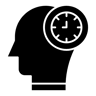 时间管理 填充 图标
