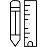 铅笔 线条 图标