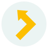 double arrow flat icon