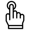 触碰 线条 图标