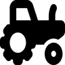 tractor filled icon
