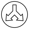 Verkehrszeichen linie Icon