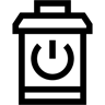 trash can line icon