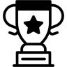 troféu duotone ícone