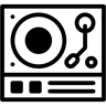 转盘 双色调 图标