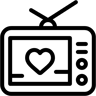 Fernseher linie Icon