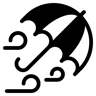tiempo ventoso dúo tono icono