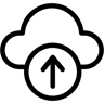 upload line icon