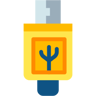 unidade USB plano ícone