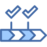 value chain two color icon