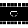 video filled icon