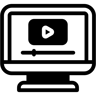video duotone icon