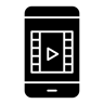 video player filled icon