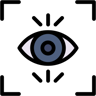 eye lineal color icon