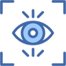 eye two color icon