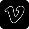 vimeo filled icon