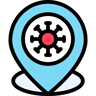 virus lineal color icon