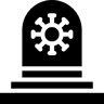 virus filled icon