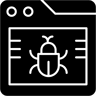 bug filled icon