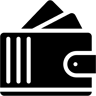 محفظة مملوءة أيقونة