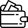wallet line icon