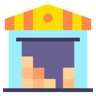 depósito plano icono