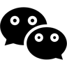 WeChat-nos preenchido ícone
