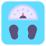 weight scale flat icon