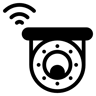drahtlose Überwachungskamera duotone Icon