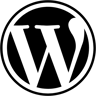wordpress filled icon