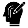 Schreiben gefüllt Icon