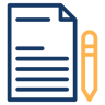 writing two color icon