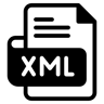 archivo xml dúo tono icono