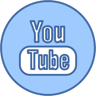youtube logosu i̇ki renk simge
